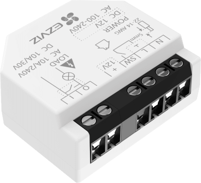 Relé Inteligente Wi-Fi, CS-T35-R100-WD, 16A 250VAC, Wi-Fi 6 y BLE, Control por App EZVIZ, Compatible con Google Assistant, Amazon Alexa y Matter, Protecciones de Temperatura y Sobrecarga | CS-T35WD