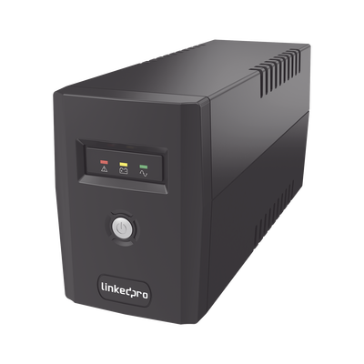 UPS 600VA/360 W Línea Interactiva / 6 Contactos 5-15R (4 Respaldadas) / Regulación de Voltaje / Protección RJ45 | LP600L