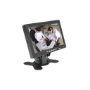 Monitor 7" TFT-LCD ideal para colocar en vehículos o DVR/NVR.  Entradas de video HDMI, VGA y RCA (CVBS) | BMG7030H