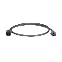 Cable de Alimentación Eléctrica Con Bloqueo Doble de Seguridad, de IEC C14 a IEC C13, 4 ft. de Largo, Color Negro, Paquete de 10 Piezas | PLD04BL