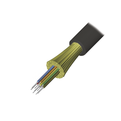 Cable de Fibra Óptica de 6 Hilos, Interior/Exterior, Tight Buffer, No Conductiva (Dieléctrica), Riser, Multimodo OM3 50/125 Optimizada, 1 Metro (3.28 Pies) | 9GD5R006D-T301A