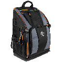 Mochila Profesional para Herramientas / 27 Bolsillos / Acceso Rápido y Estación de Trabajo / Base Moldeada Ancha / Interior Naranja / USB-C / Soporte para Lámpara | 62482