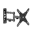 Soporte de Pared Articulado para Pantallas o Monitores | Compatibilidad VESA 75x75 - 200x200 / Hasta 43 Pulgadas | Capacidad Máxima de Carga 20 kg | Fabricado en Acero | LDA40-223