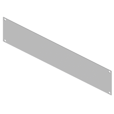 Tapa Ciega para Rack 19 in / 2 Unidades (2U) / Acero Calibre 14 / 483 mm x 88 mm (19.02 in x 3.46 in) / Pintura Electrostática Blanca / Componente Pasivo | STF-2UW