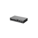 Switch Administrable con 4 puertos Gigabit PoE, 2 Uplink Gigabit y 1 Uplink Gigabit para Fibra SFP en combo, gestión gratuita desde la nube | RG-ES206GS-P