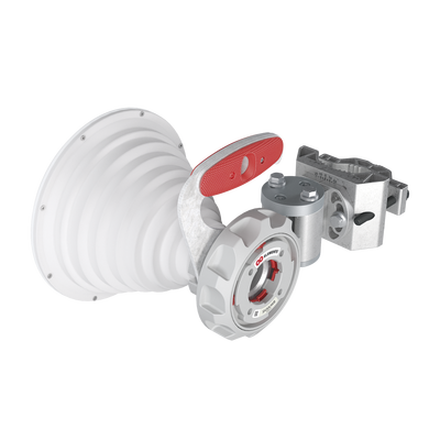 Antena Sectorial Simétrica de 30° / 2x2 / Rango de Frecuencia Extendido: 4900 - 7125 MHz / Ganancia de 18 dBi / Lista para Adaptadores Twistport / Protección IP65 | SH30WB