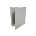 Gabinete de Acero IP66 Uso en Intemperie (800 x 1200 x 400 mm) con Placa Trasera Interior Metálica y Compuerta Inferior Atornillable (Incluye Chapa y Llave). | PST-80120-40A