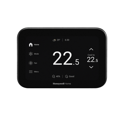 Termostato Inteligente ElitePRO / S1200 Smart Thermostat / Negro / Pantalla 5" / 4H-2C Bomba Calor / 3H-3C Convencional / Control IAQ / Video Doorbell / Redlink+WiFi+Bluetooth+Matter | THX1200B6