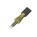 Cable de Fibra Óptica de 6 Hilos, Interior/Exterior, Tight Buffer, No Conductiva (Dieléctrica), LS0H, Multimodo OM4 50/125 Optimizada, 1 Metro (3.28 Pies) | 9GD5H006D-T501M