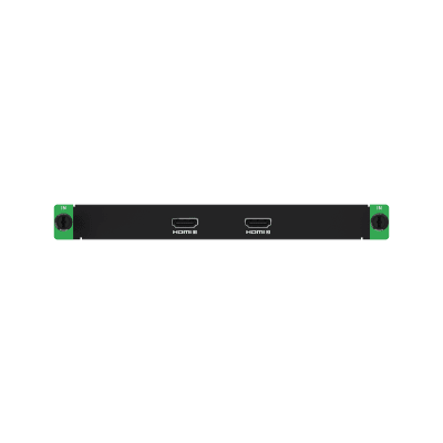 Tarjeta de Entrada HDMI 4K 2 Canales / Resolución 4K60 (4096x2160) / HDMI 2.0 / HDR10 y HLG / HDCP 2.3 / Audio Dual Channel 48 kHz / Frame Rate 24-120 Hz | DS-C66S-02HI/4K