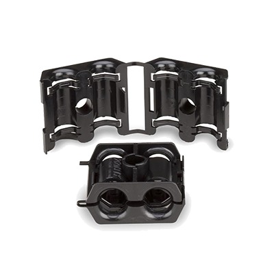 Sujetador Doble para Cable con Diámetro de 9 a 12 mm (0.35 a 0.47 Pulgadas). Paquete de 10 Piezas | 912M-CLICK