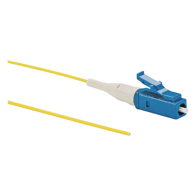 Pigtail de Fibra Óptica LC Simplex, Monomodo OS2 9/125, 900um, Color Amarillo, 1 Metro (3.28 Pies) | NKFP91BN1NNM001
