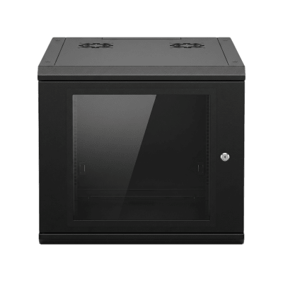 Gabinete de Pared 9U de 635 mm de Profundidad, Rack de 19 in en Acero Reforzado: Compacto y Resistente para Soluciones Profesionales | SR-19-09-GN3G