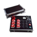 Controlador de Polipastos Eléctricos de Control Directo / 6 Canales Independientes / Trifásico 110V AC 50/60Hz / Selectores de Giro Individuales con Botón GO Central / Interruptor Termomagnético Schneider y Paro de Emergencia T | YSCM06