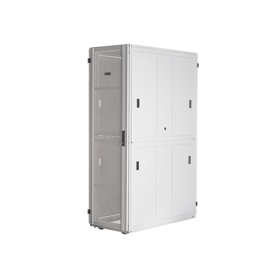 Gabinete FlexFusion™ XGL (Light) para Centros de Datos, 42 UR, 800 mm de Ancho, 1070 mm de Profundidad, Fabricado en Acero, Color Blanco | XGL84212W