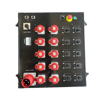 Controlador de Polipastos Eléctricos de Control Directo |10 Vías | Trifásico 110V AC cada una  60Hz | YS-CM-10
