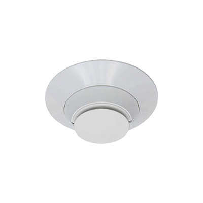 Detector de humo fotoeléctrico direccionable con sensor térmico, color blanco, incluye base de montaje 6" | SD365T