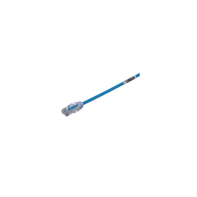 Cable de Parcheo UTP Cat6A, CM/LSZH, Diámetro Reducido (28AWG), Color Azul, 9.14 Metros (30 Pies) | UTP28X30BU