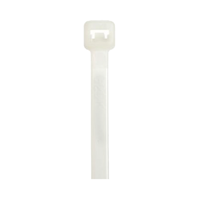 Cincho de Nylon 6.6 StrongHold™, 250mm largo x 4.8mm ancho, Color Natural, Plenum, Paquete de 100pz | S10-50-C
