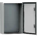 Gabinete de Uso Exterior MAS 1200 x 800 x 400 mm (47.2 x 31.5 x 15.7 in) NEMA 4/12/13; IP66; IK10 de Acero Dulce 1.5 mm con Platina de Montaje Incluida Color Gris Claro | MAS1208040R5