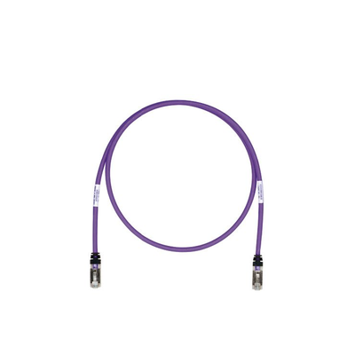 Patch Cord Cat6A, Blindado S/FTP, CM/LS0H, 6.1 Metros (20 Pies), Color Violeta | STP6X20VL