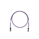 Patch Cord Cat6A, Blindado S/FTP, CM/LS0H, 6.1 Metros (20 Pies), Color Violeta | STP6X20VL