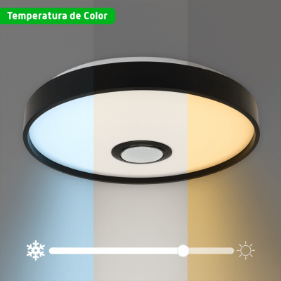 Luminario LED JLAR-3003 / 30W / 2400 Lúmenes / Bluetooth Control App / Voltaje 85-265V / Temperatura 6500K Fría / Garantía 3 Años | JLAR-3003