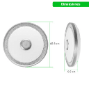 Luminario LED de 40W / 3000 Lúmenes / Ø 490mm x 66mm / Voltaje 85-265V / Temperatura Fría 6500K / Conexión Bluetooth / App iLink. | JLAR-4003