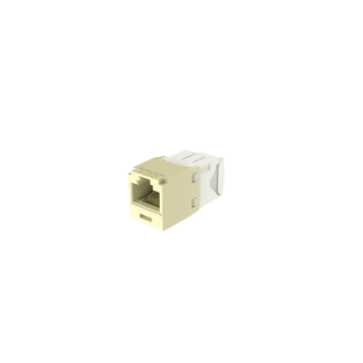 Conector Jack RJ45 Estilo TG, Mini-Com, Categoría 6, de 8 Posiciones y 8 Cables, Color Marfil | CJ688TGEI
