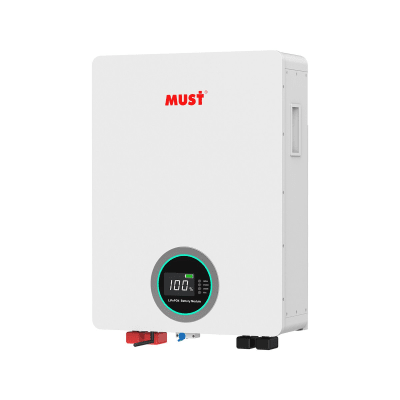 Batería de Litio Ferrofosfato LiFePO4  100Ah 51.2V / Tecnología LFP Cobalto Free/ ≥6000 Ciclos Vida Útil / BMS Inteligente Integrado / Comunicación CAN-RS485-WiFi / 5 Años Garantía | LP16-48100