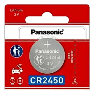 Batería de Litio tipo Moneda 3V / CR2450/ 1pza ( Batería no recargable ) | CR2450PL