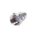 Conector F Macho, Plegable con PIN para Cable RG-6, Cuerpo de Bronce Niquelado. | TT-CON-537