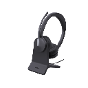 Diadema Inalambrica BH70 Dual con Stand de Carga de Yealink Certificada para Microsoft Teams con Acoustic Shield | BH70-DUAL-WITH-STAND-TEAMS-USB-C/A