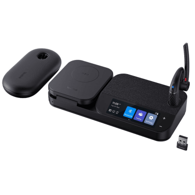 Sistema de Auricular Bluetooth Mono BH71 Pro con Conectividad USB C/A y Estuche de Carga Profesional Integrado | BH71-WORKSTATION-PRO-USB-C/A