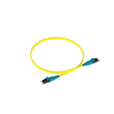 Jumper de Fibra Optica Monomodo 9/125 OS2, LC-LC Duplex Push Pull, OFNR (Riser), Color Amarillo, 3 Metros (9.84 Pies) | F92ERQ1Q1SNM003