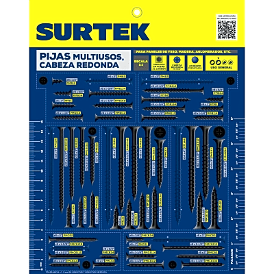 Muestrario de Pija Multiusos Surtek | MUEP1