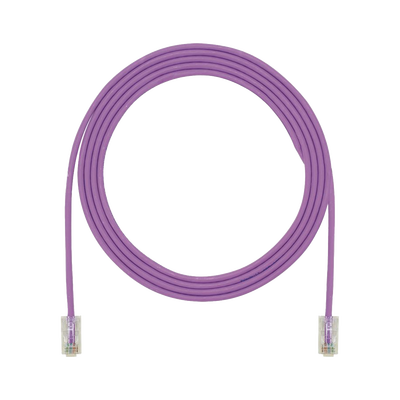 Cable de Parcheo UTP, Cat6A, 24 AWG, CM, Color Violeta, 4.57 Metros (15 Pies) | UTP28X15VL