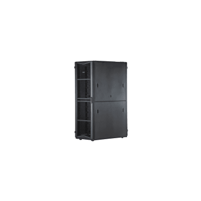 Gabinete FlexFusion para Centros de Datos, 45 UR, 800 mm de Ancho, 1070 mm de Profundidad, Fabricado en Acero, Color Negro | XG84512BS0001