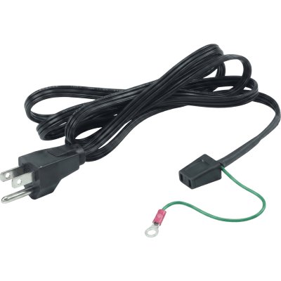 Cable de Alimentación para Ventilador / 1 Conector / 1.52 m (5 ft) / Cobre / Enchufe 3 Puntas con Tierra / Compatible con Ventiladores Compactos Hoffman | ACORD1