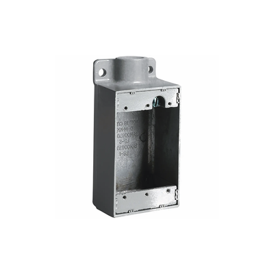 Caja Rectangular Tipo FS de Aluminio libre de Cobre de  3/4". | HUB-FS-2