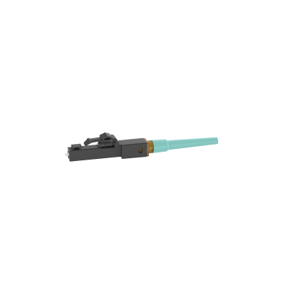 Conector LC de Empalme por Fusion OmniSplice™, Para Fibra Óptica Multimodo 50/125µm OM3/OM4/OM5, Color Aqua | FSOCLCX