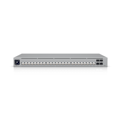 UniFi Switch Pro HD Capa 3, 24 puertos Etherlighting / (22) puertos 2.5 GbE, (2) puertos 10GbE, (4) puertos 10G SFP+ | USW-PRO-HD-24
