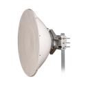 Antena Direccional de Alto Rendimiento / 35.5 ± 1 dBi  / 4 ft / 5.9-7.125 GHz / Conectores RP-SMA / Alto Aislamiento al Ruido / Fácil Montaje y herraje de acero inoxidable /  Radomo Incluido | JRMD-1200-6-MIMO