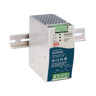 UPS PARA CD / 24VCD 40A / RIEL DIN / PARA BATERÍAS DE 4 A 135 AH | DUPS40