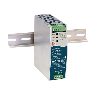 UPS PARA CD / 24VCD 20A / RIEL DIN / PARA BATERÍAS DE 4 A 135 AH | DUPS20