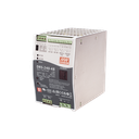 Fuente de Poder Industrial de 240W con Cargador de Baterías, salida 48Vcc, 5A, para montaje Riel Din | DRS24048
