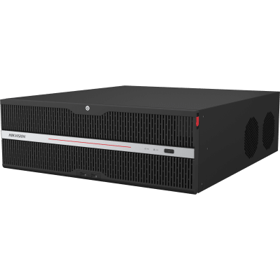 NVR IP / 64 Canales / 32 Megapixel (8K) / 16 Bahías HDD / 400 Mbps Throughput / Dual LAN / RAID / Reconocimiento Facial 100,000 Rostros / HDMI 8K | IDS-9664NXI-P16