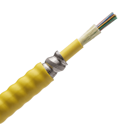 Cable de Fibra Óptica / 12 Hilos / Monomodo OS2 / Interior / Armado Tight Buffered 900 µm / OFCR Riser / Precio Por Metro | FSPR912Y