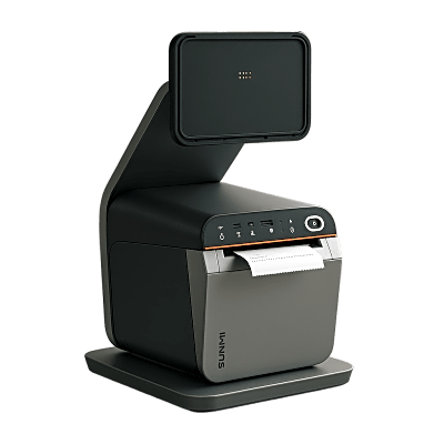 Base de Acoplamiento para Tablet / Quick Lock / Giro 145° / Alimentación Inversa a Impresora / Gestión de Cables / Compatible 3 Tamaños | CPAD-PRINT-STAND