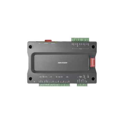 Controlador MAESTRO para Control de Elevadores / Control de Acceso para los pisos de los Elevadores por Huella o Tarjeta / Programación por IVMS4200 o Interfaz Web | DS-K2210